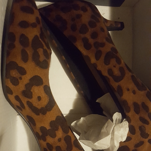 Leopard kitten heels - Picture 4 of 5